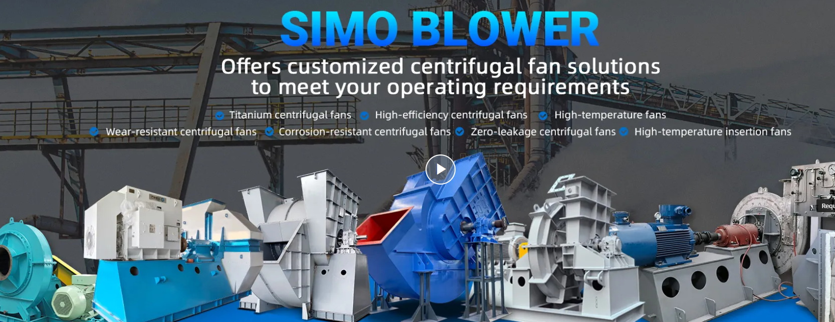 simo blower centrifugal air blower manufacturers