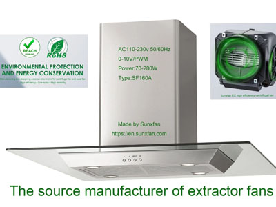 Kitchen Extractor Fan: SF160D-E092B3 Seriers
