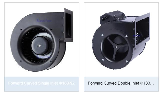 Technical features of centrifugal fans