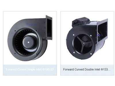 Technical features of centrifugal fans