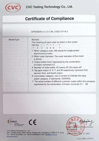 Energy Efficient Blowers Certification