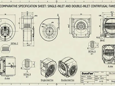Centrifugal Fans： Advantages and Disadvantages of Dual-Inlet vs. Single-Inlet Blowers